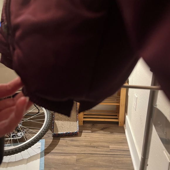 Free People Purple Chevron Ski Puffer Jacket  XS - Picture 4 of 4